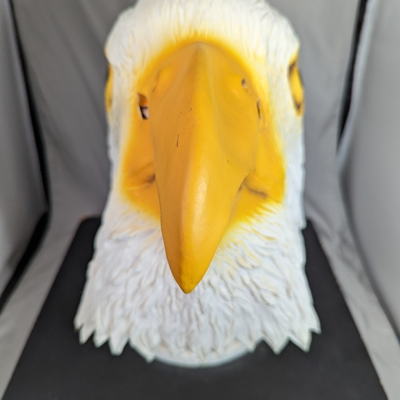 Bald Eagle Mask Adult Latex Rubber Full Head Patriotic America Cosplay Sports - Picture 5 of 10